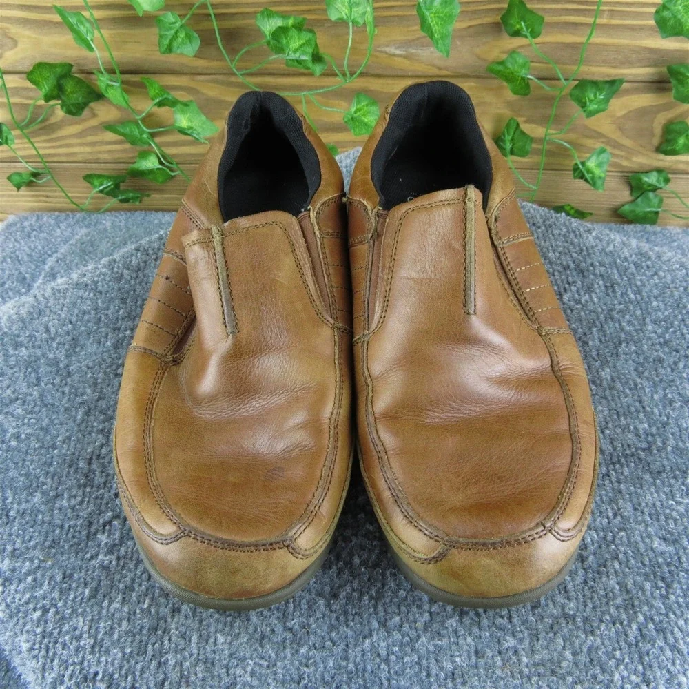 Abeo Men's Master Loafer Brown Leather Size 8.5M‎ Gently Used 2025